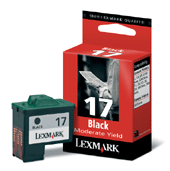 Lexmark High Resolution Moderate Use Black Cartridge No. 17
